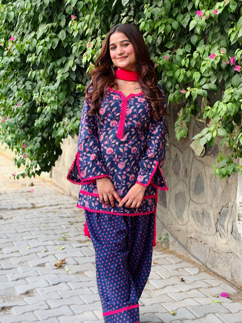 Floral farshi suit set
