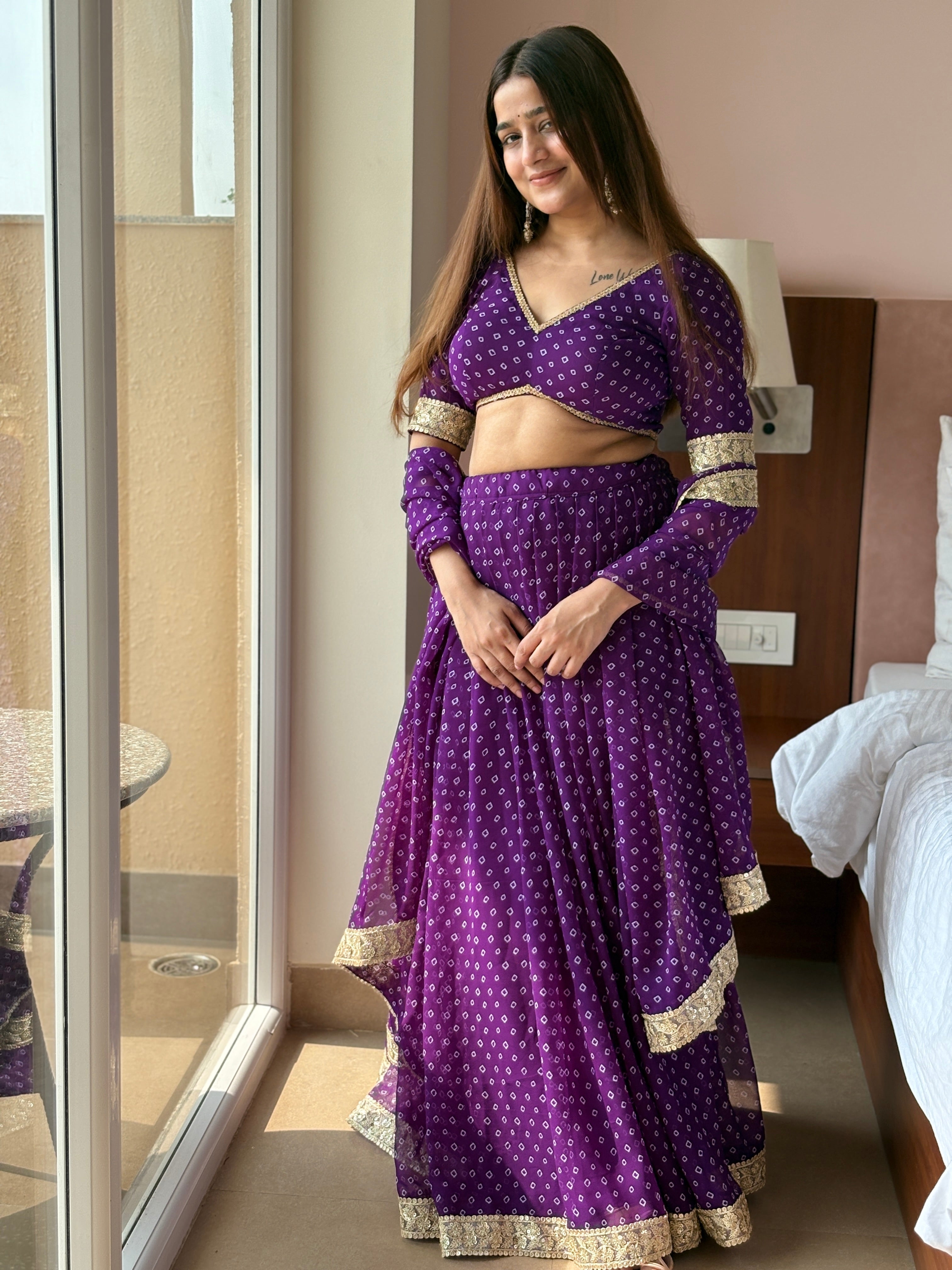 Bandhni Lehnga