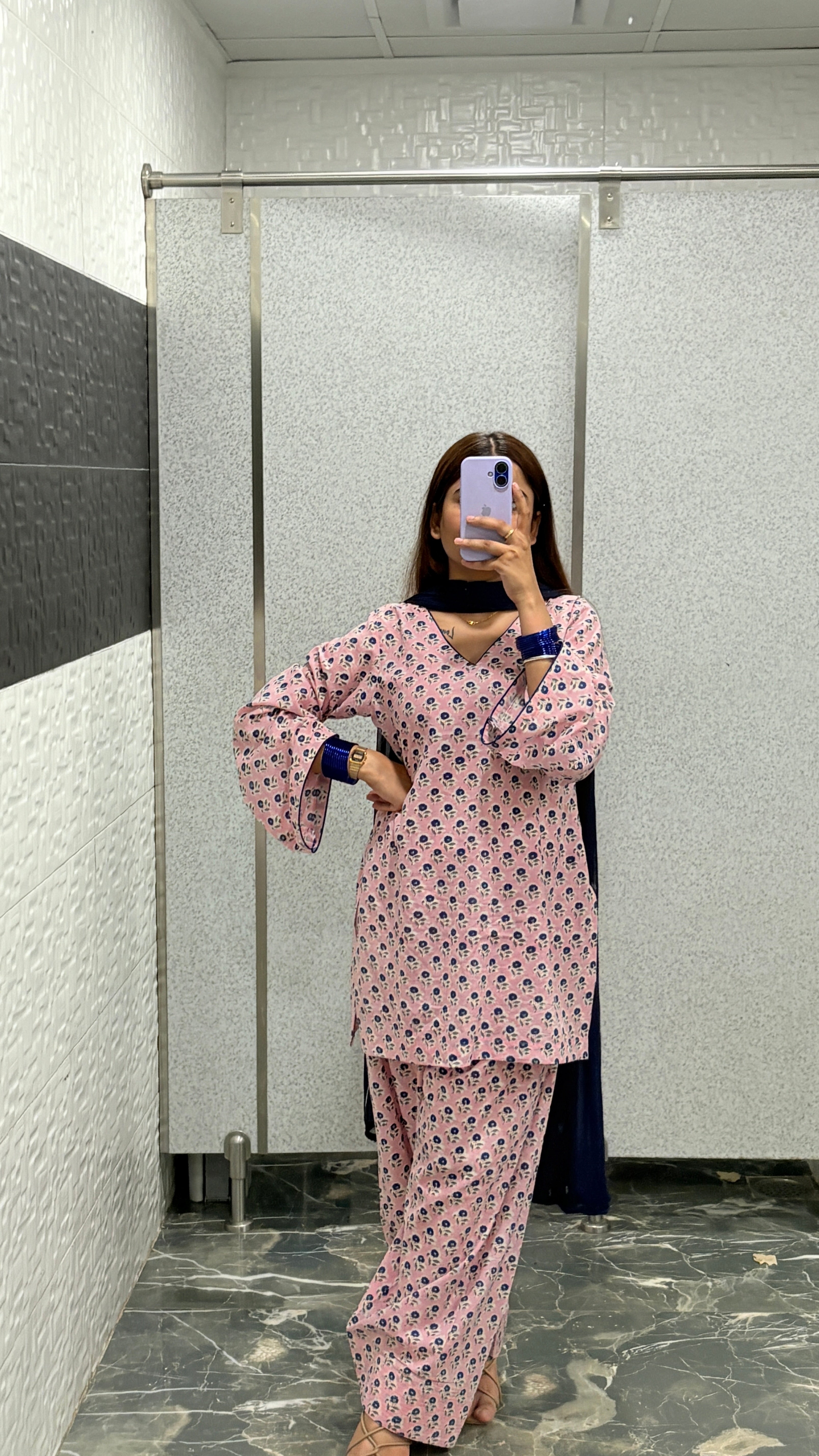Pink farshi suit set