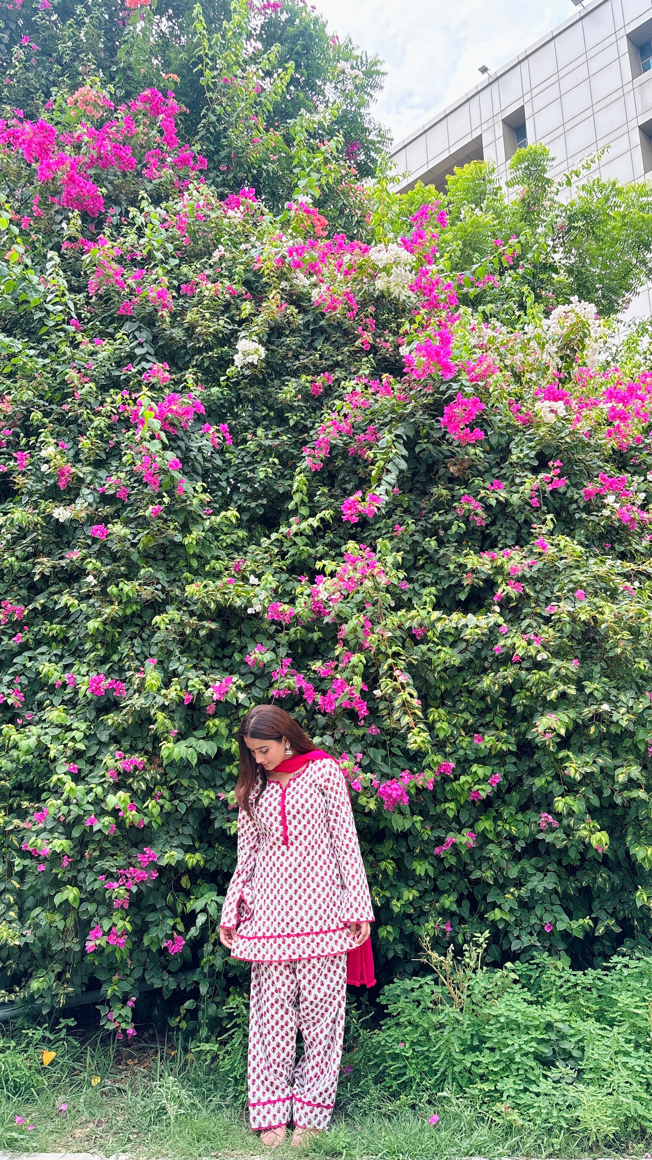 Pink farshi suit set