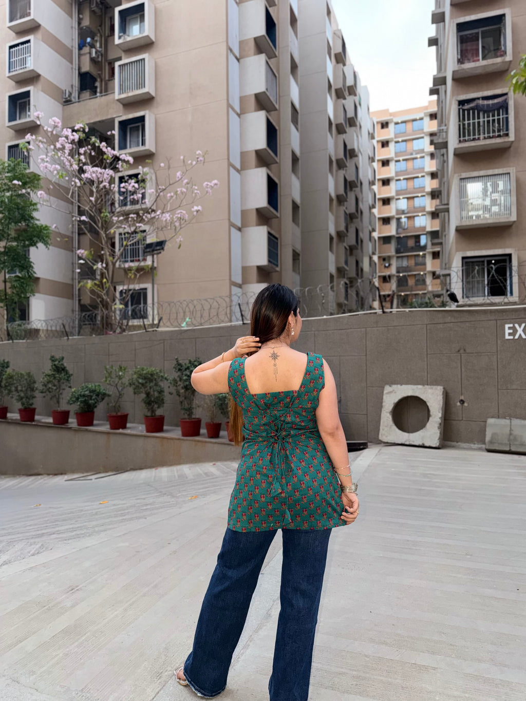 SAJNI corset back kurti