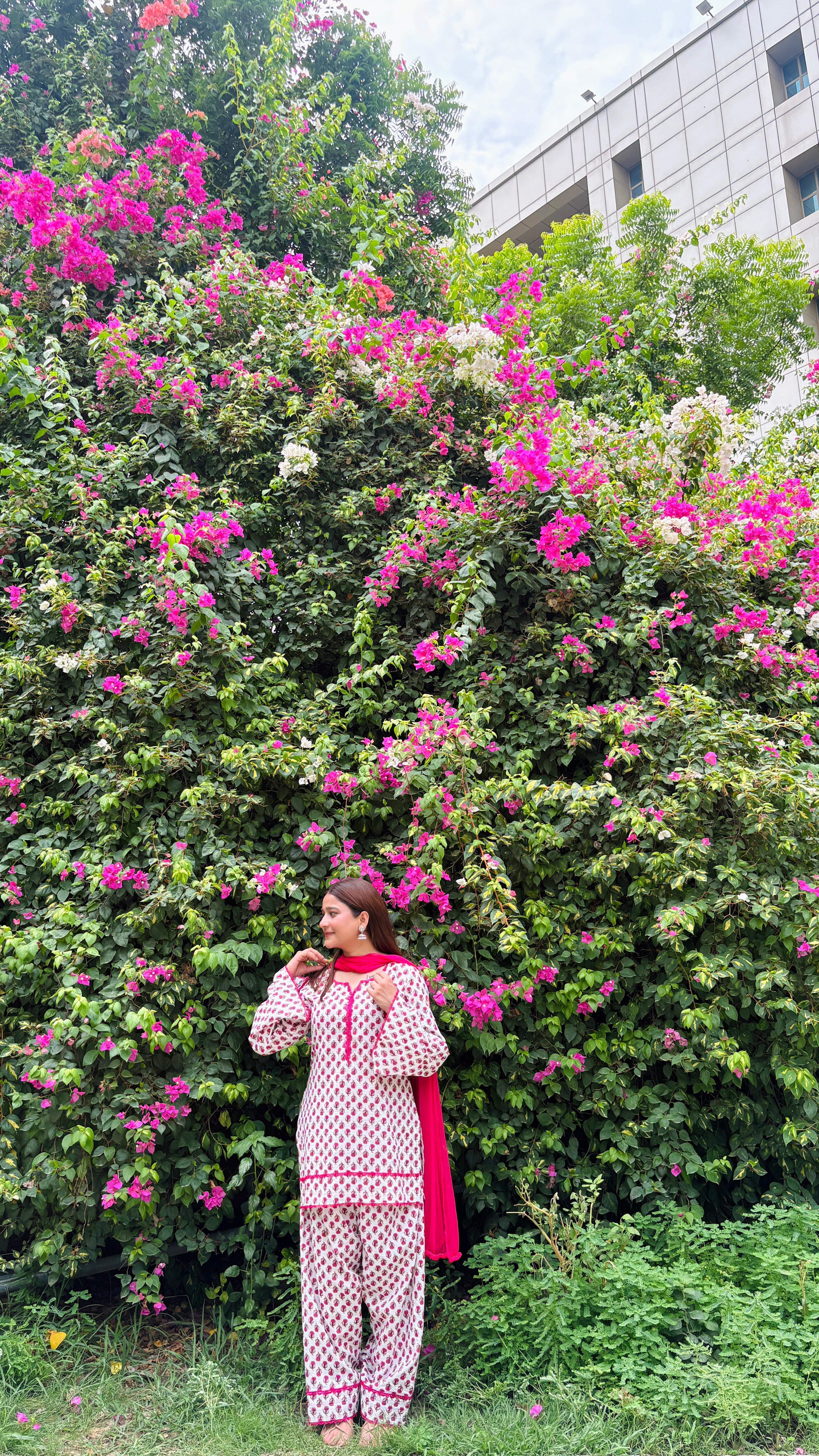 Pink farshi suit set