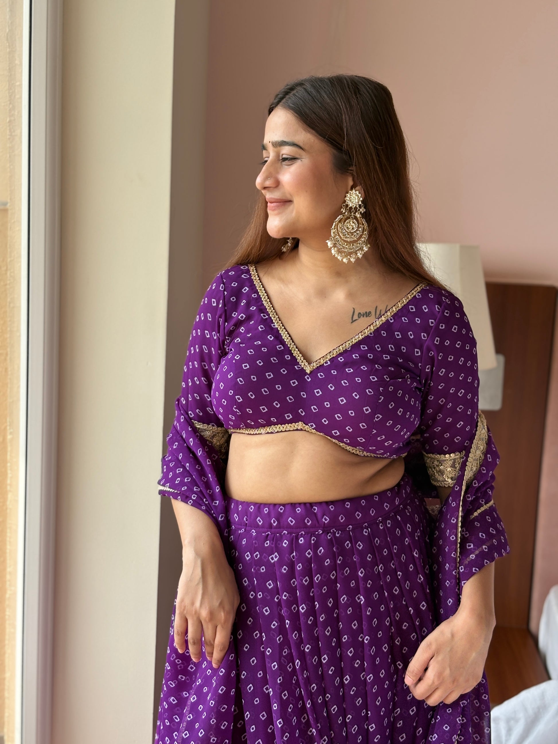 Bandhni Lehnga