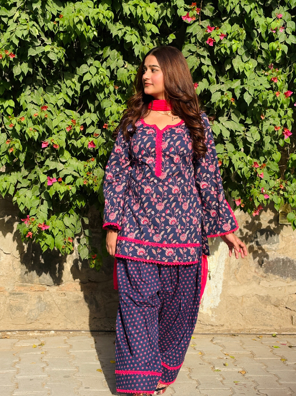 Floral farshi suit set