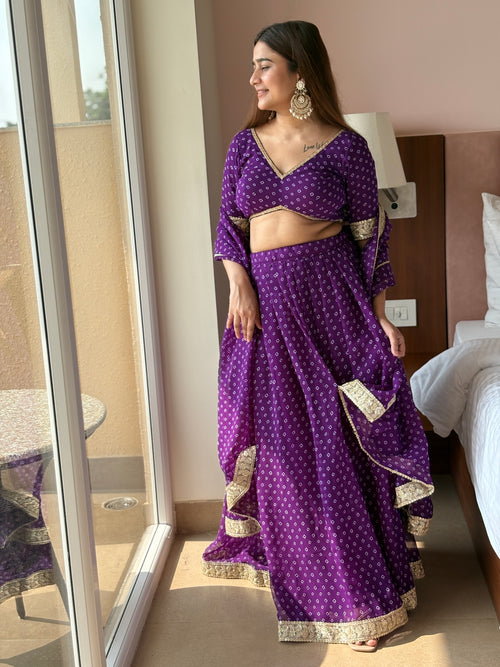 Bandhni Lehnga