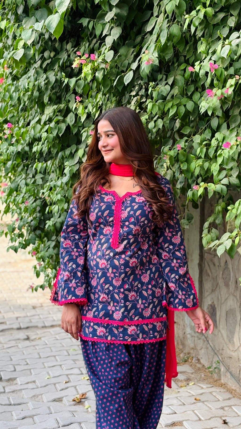 Floral farshi suit set