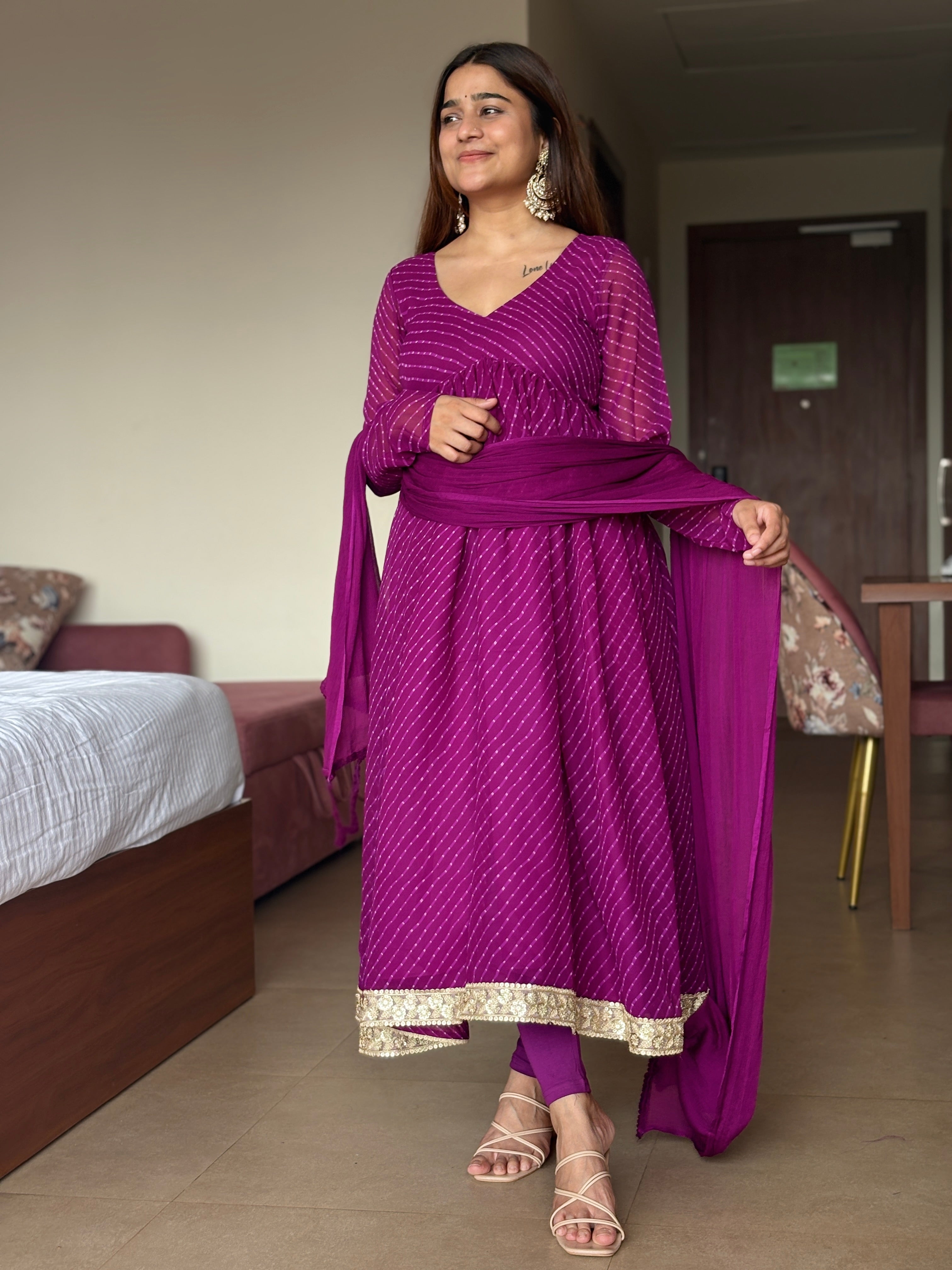 Leheriya suit set