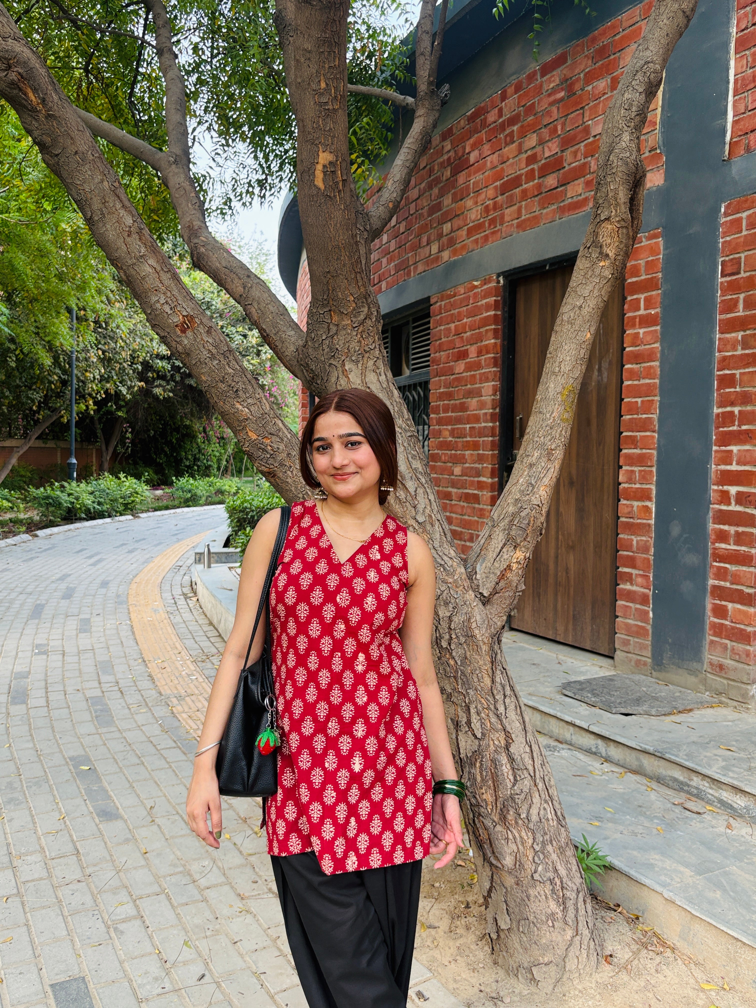 Maroon farshi suit set