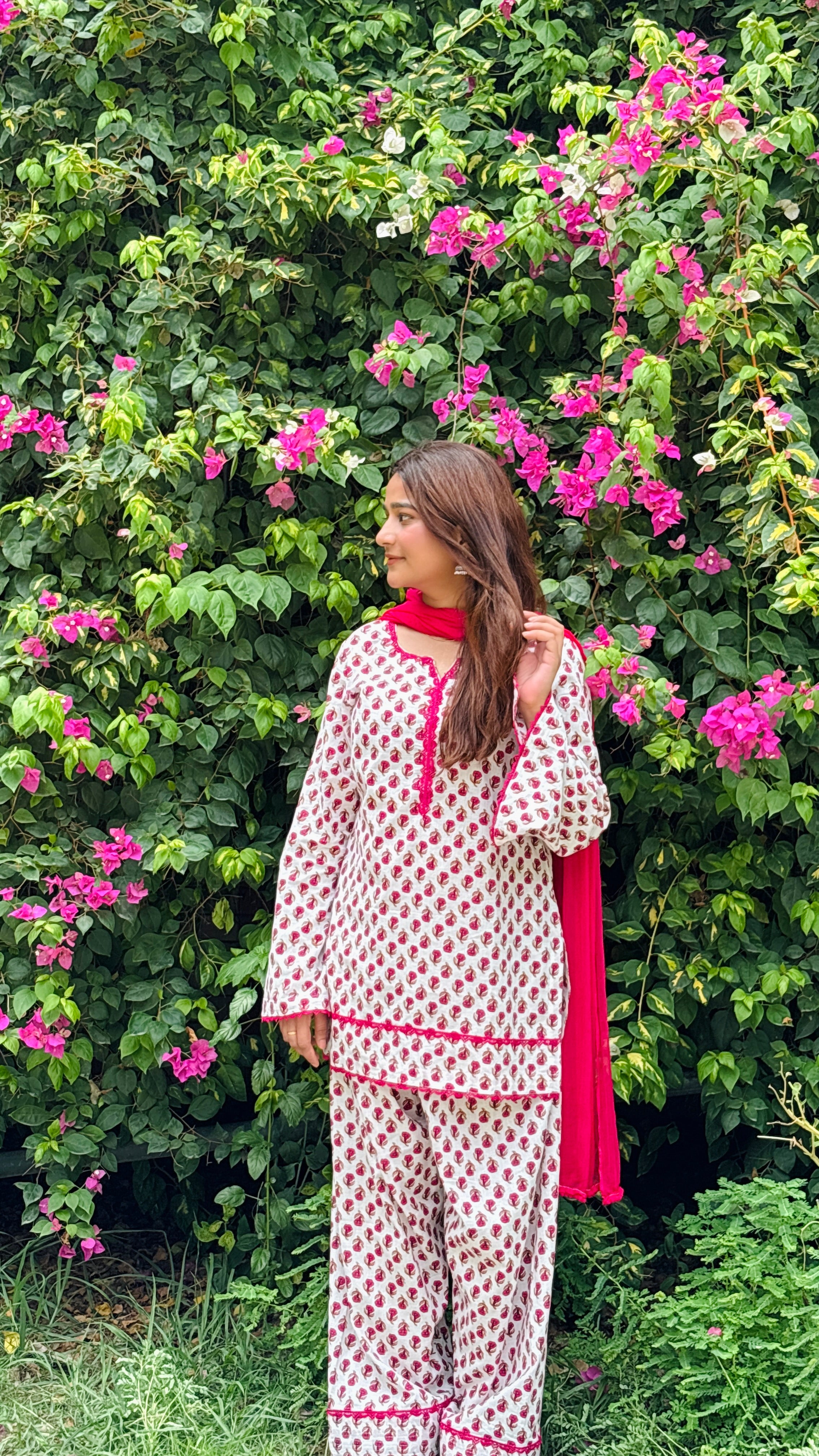 Pink farshi suit set
