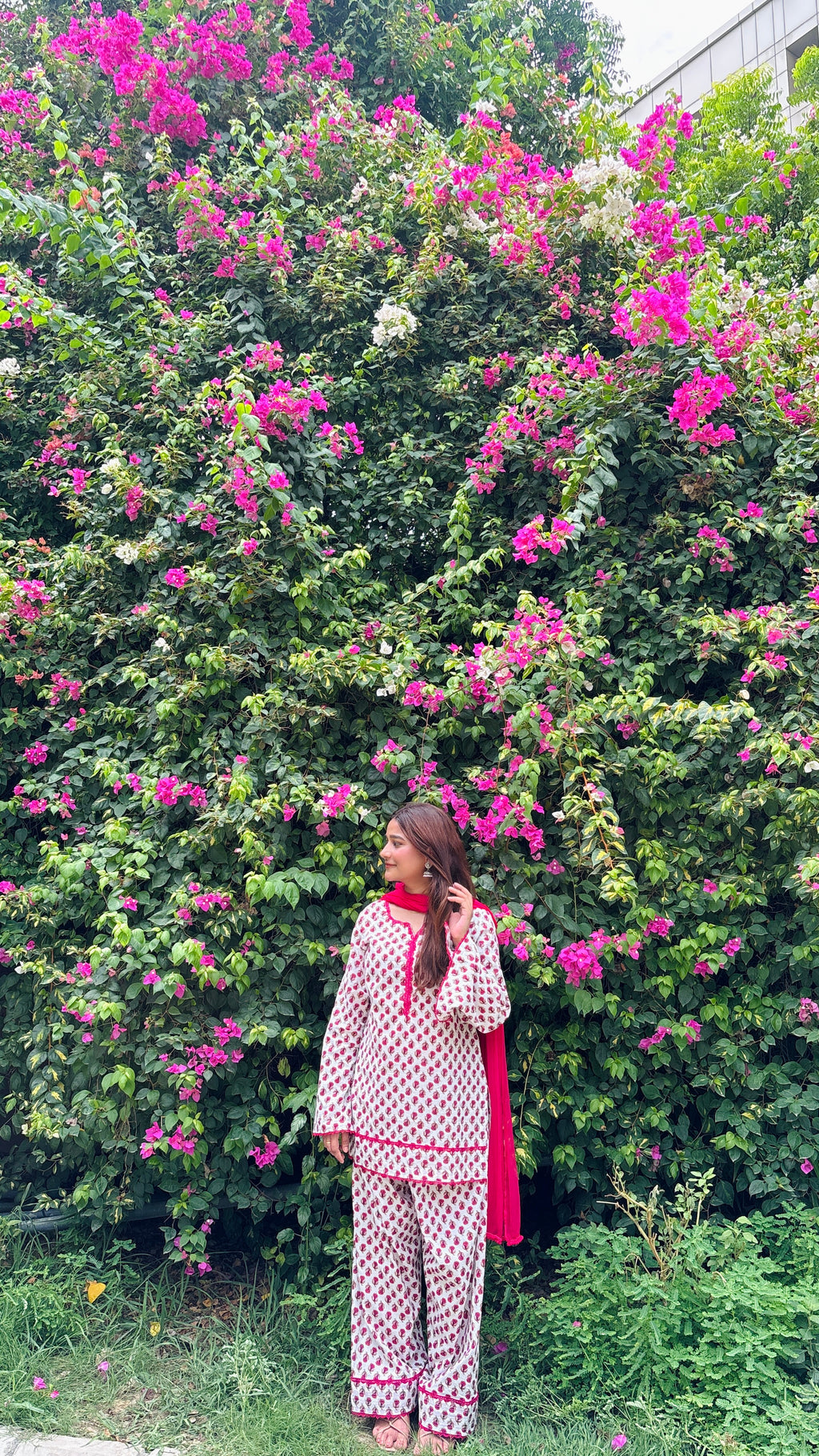 Pink farshi suit set
