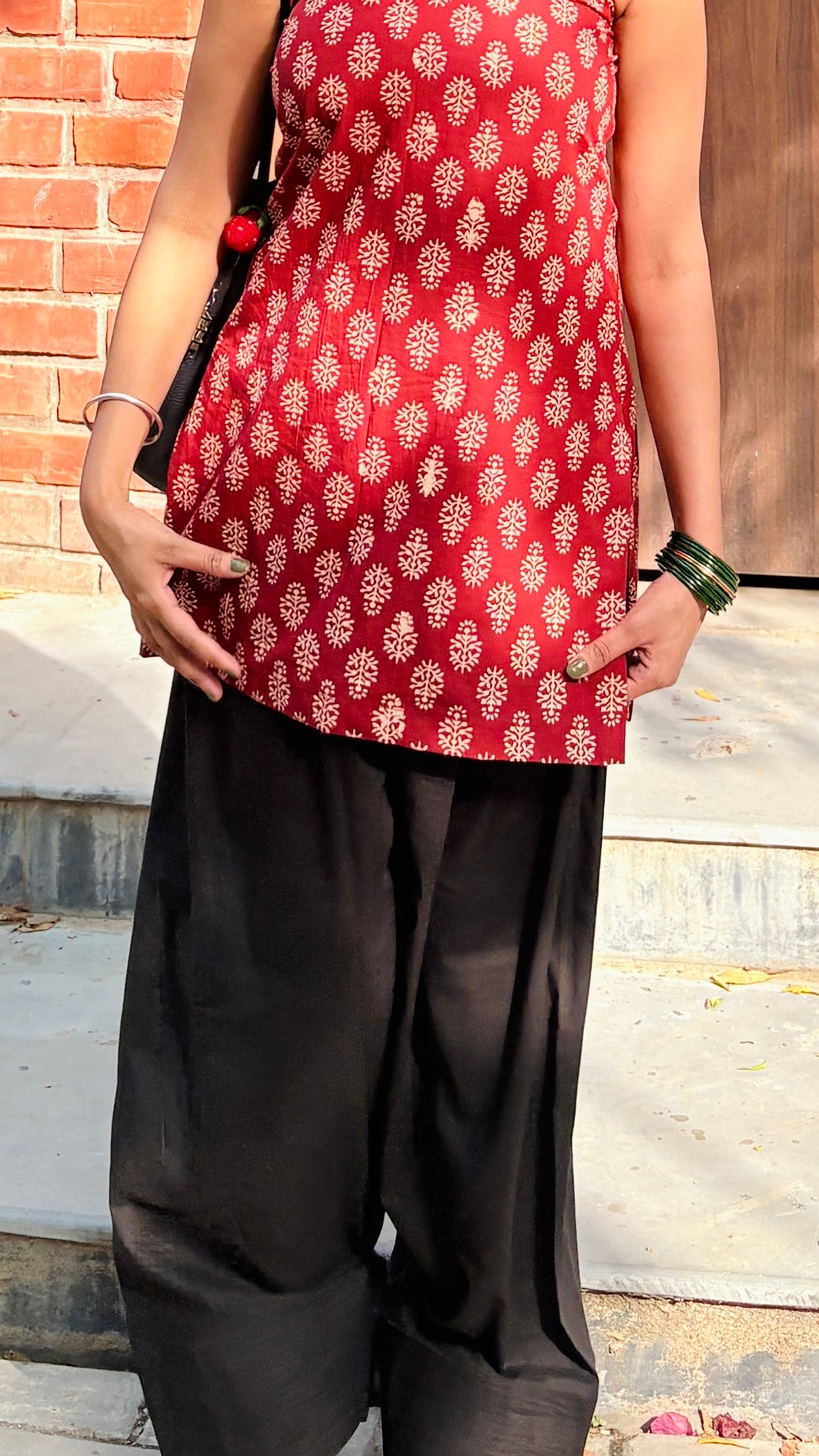 Black farshi salwar
