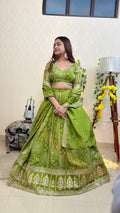 Green Lehenga