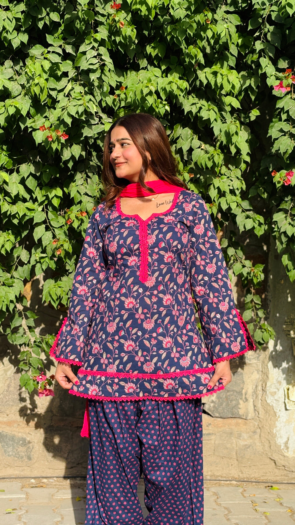 Floral farshi suit set
