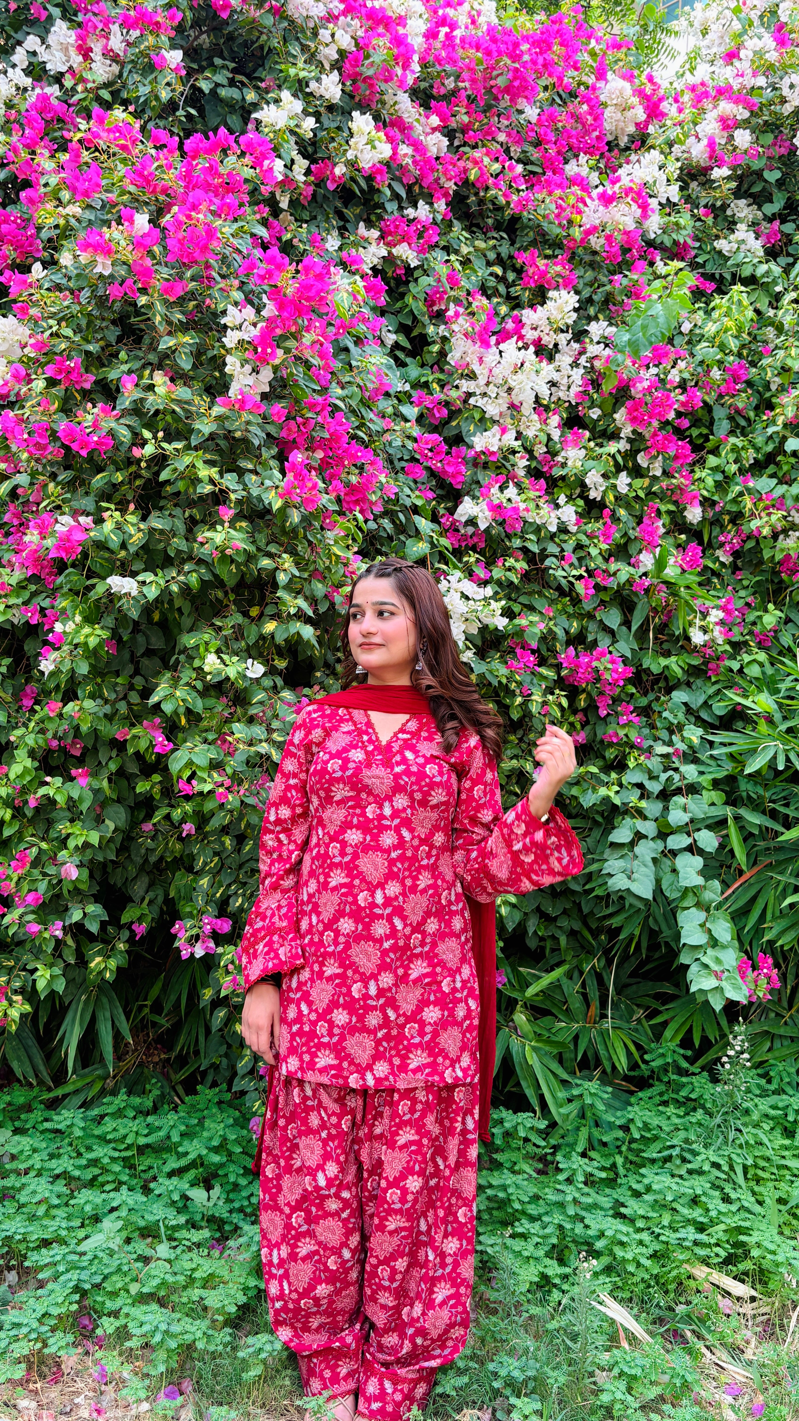 Rani pink farshi suit set
