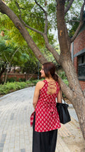Maroon kurti