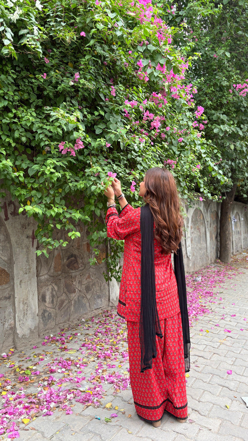 Red and black farshi set