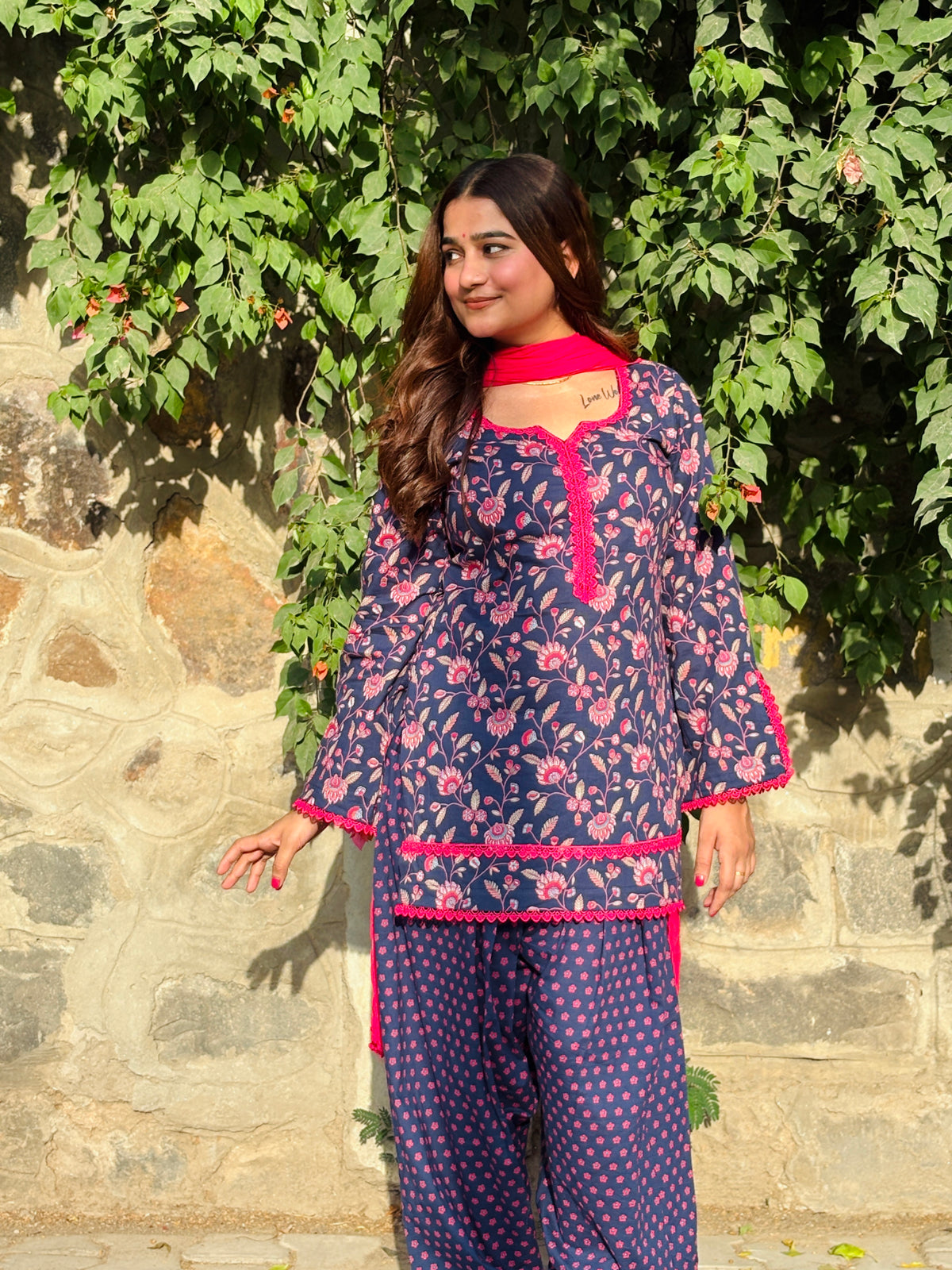 Floral farshi suit set