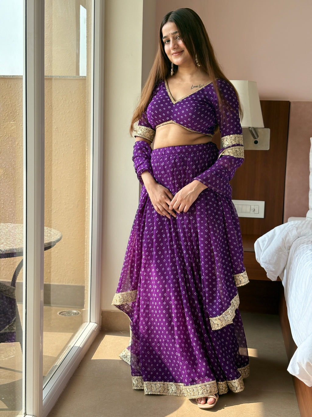 Bandhni Lehnga