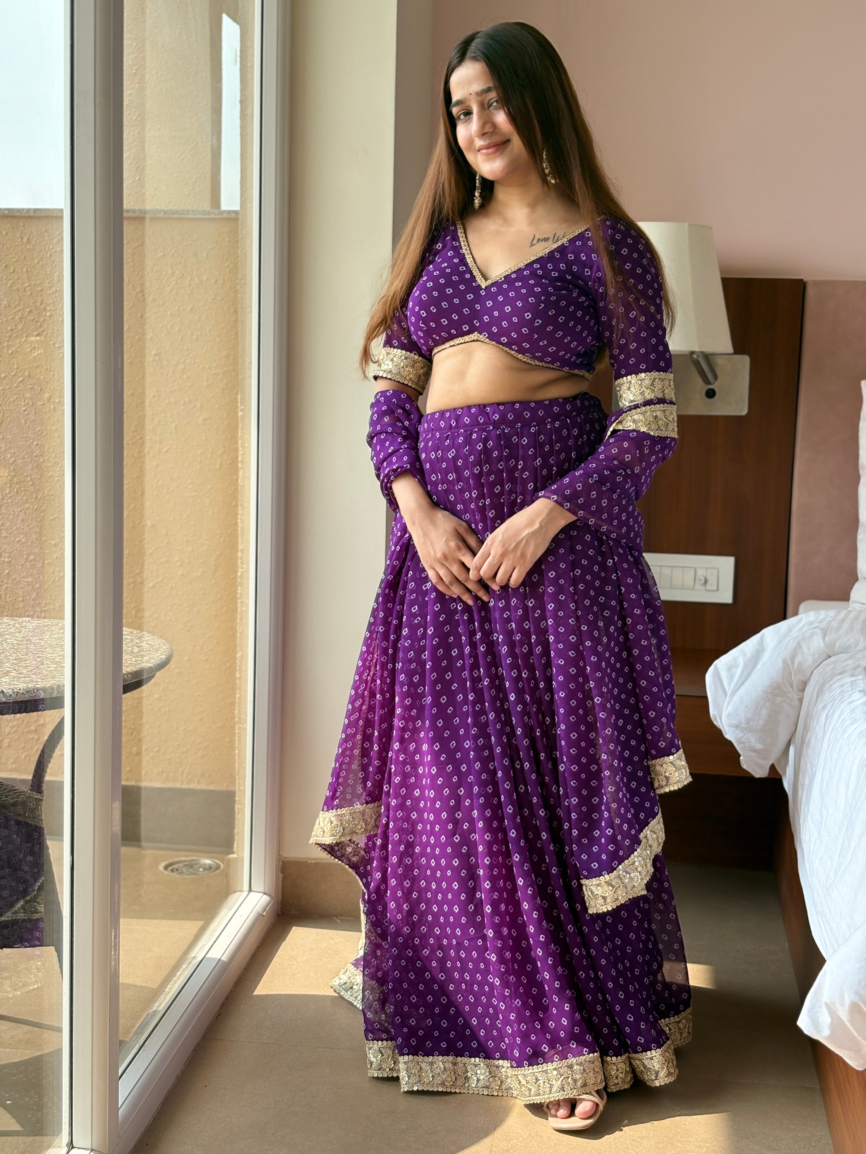 Bandhni Lehnga
