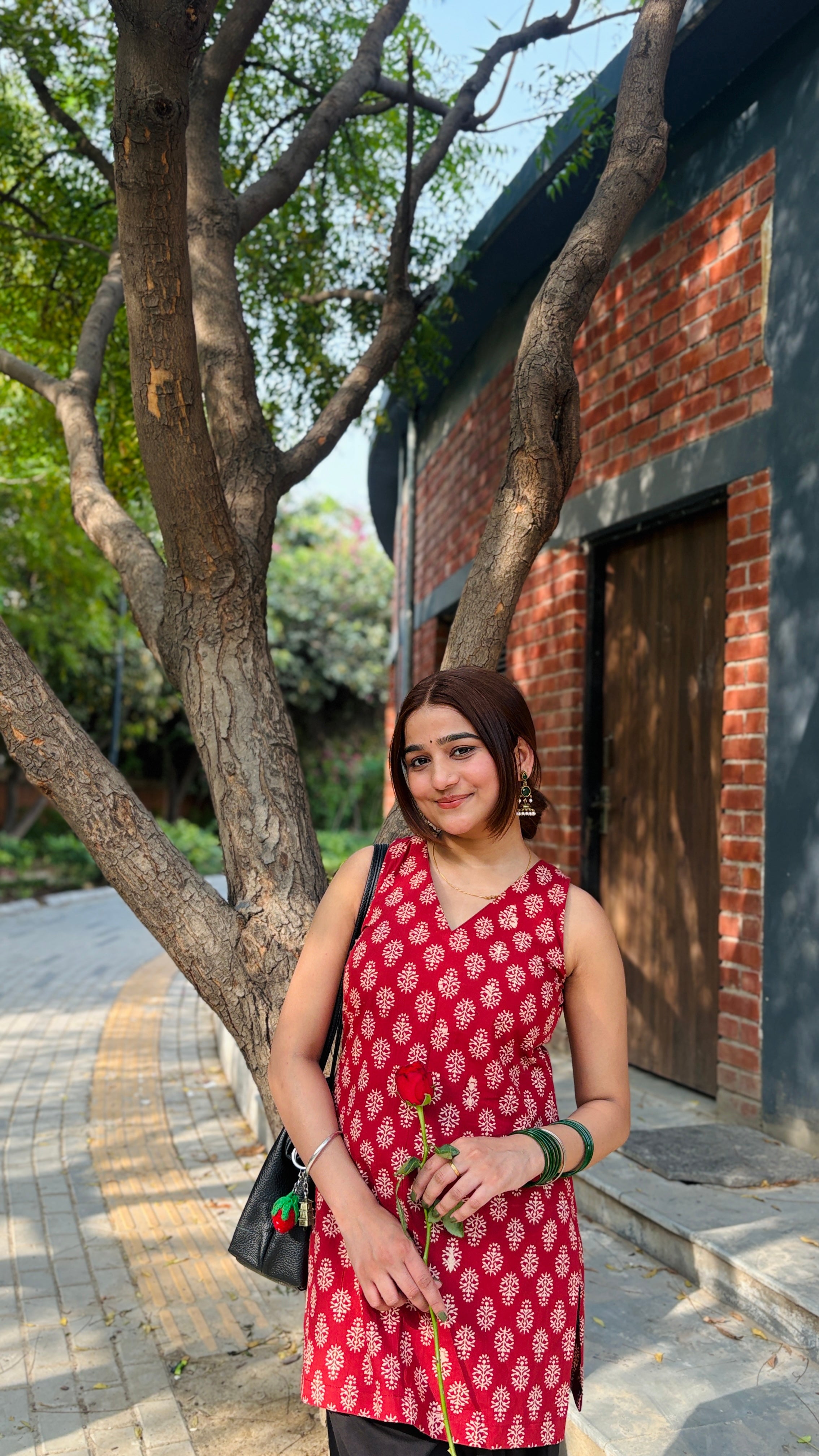 Maroon kurti