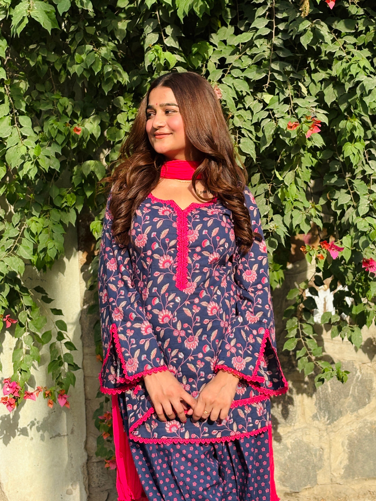 Floral farshi suit set