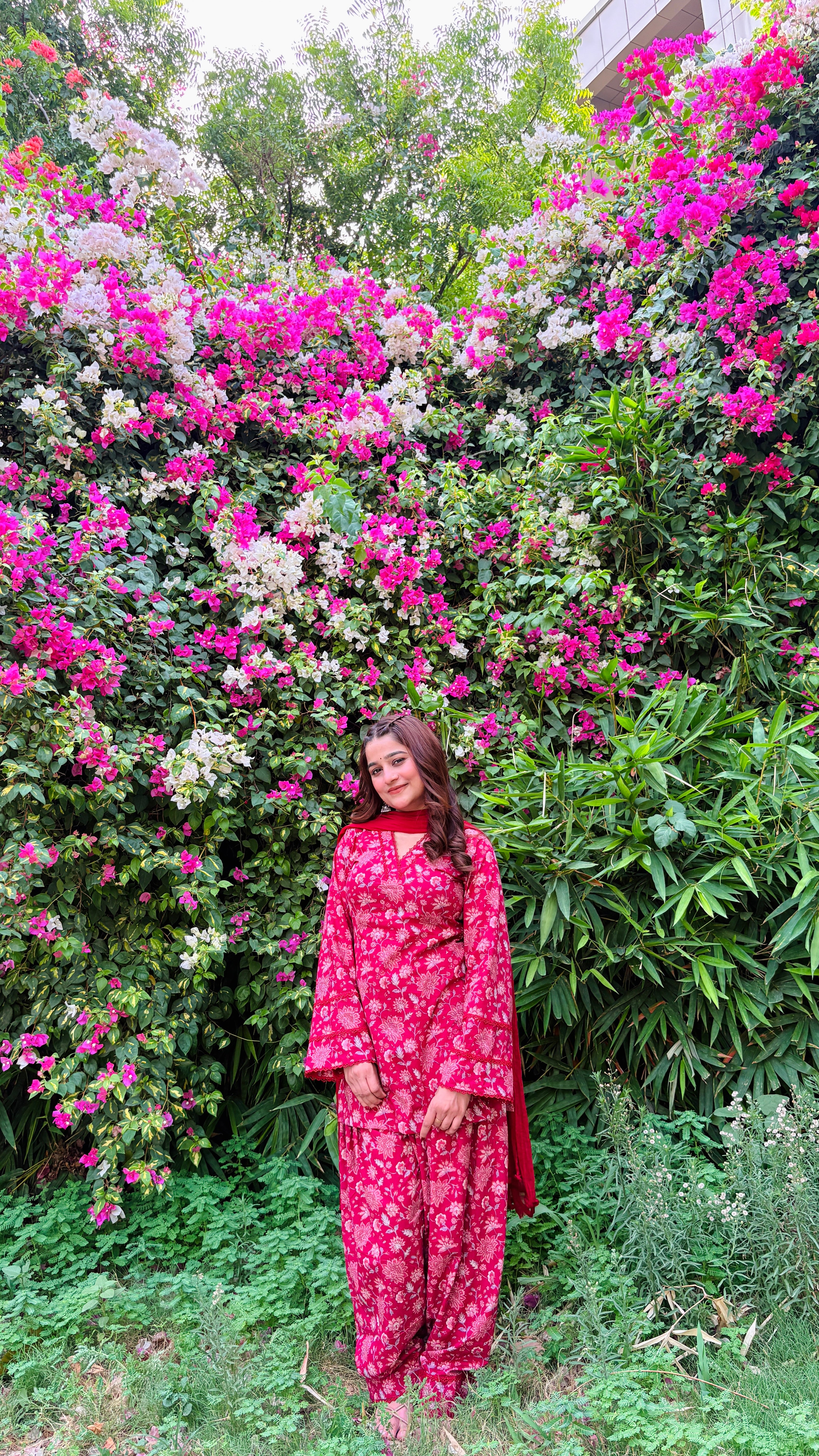 Rani pink farshi suit set
