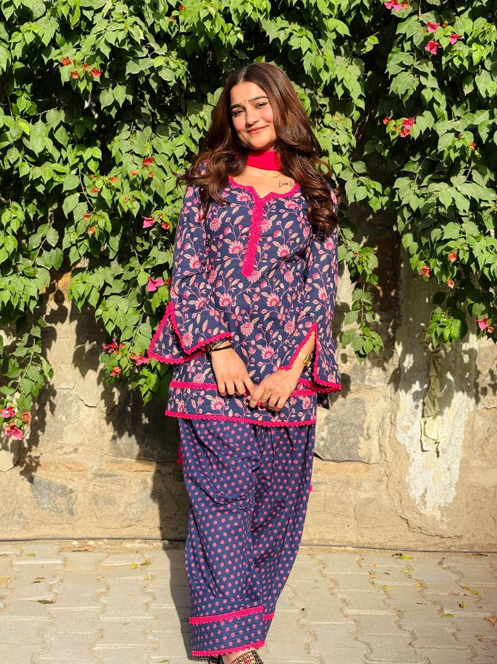 Floral farshi suit set