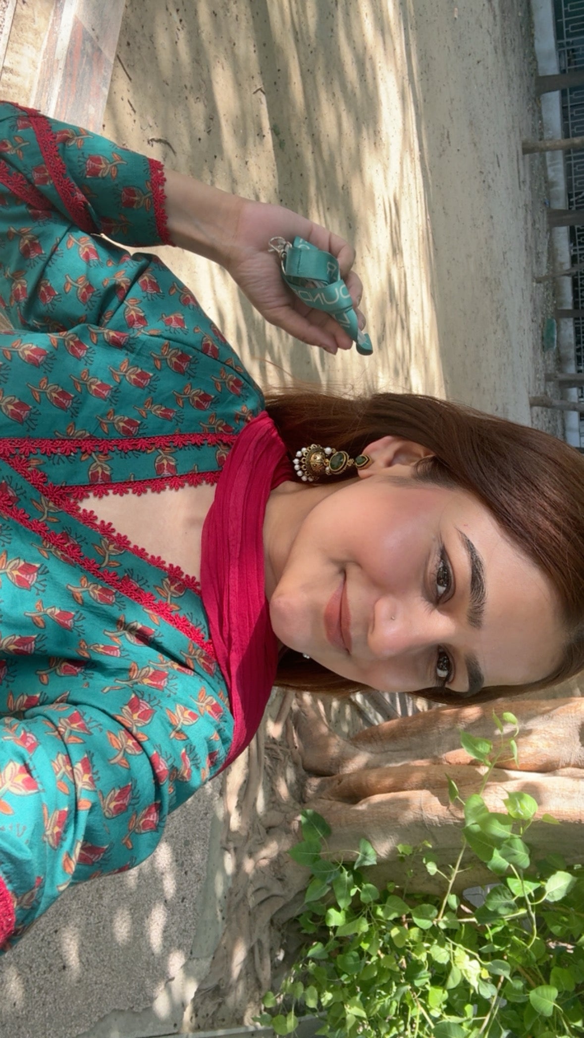 Green farshi suit set