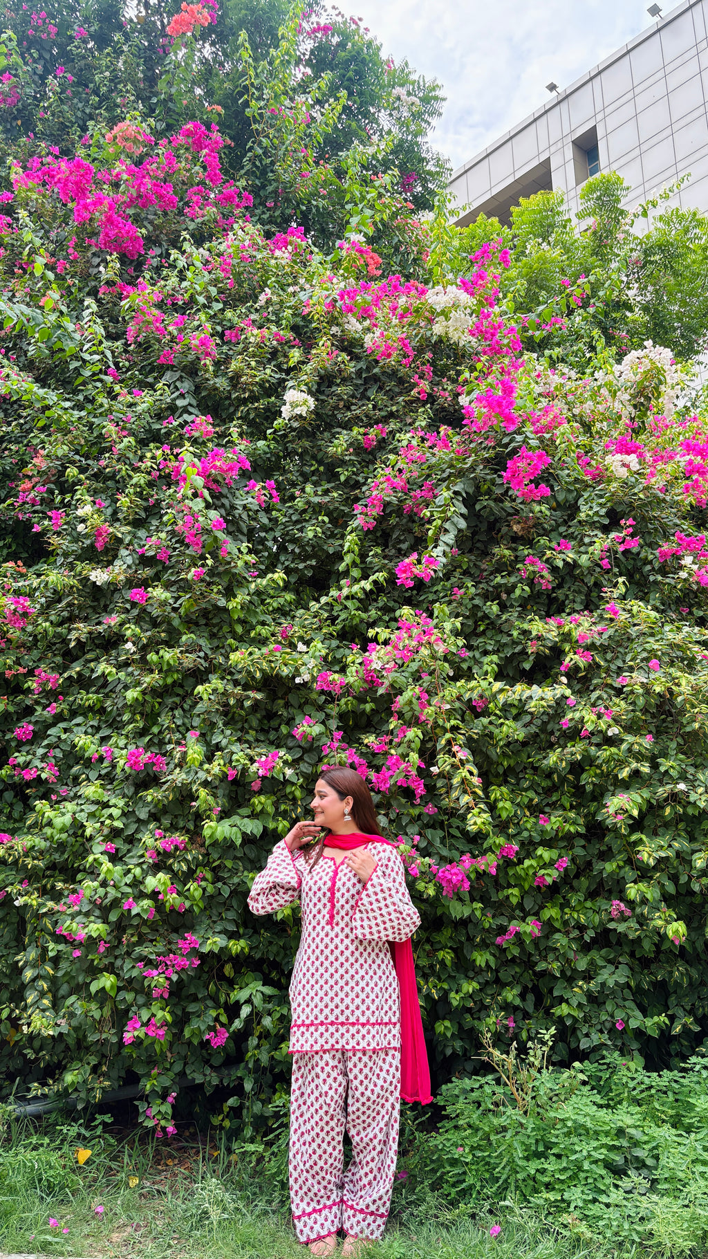 Pink farshi suit set