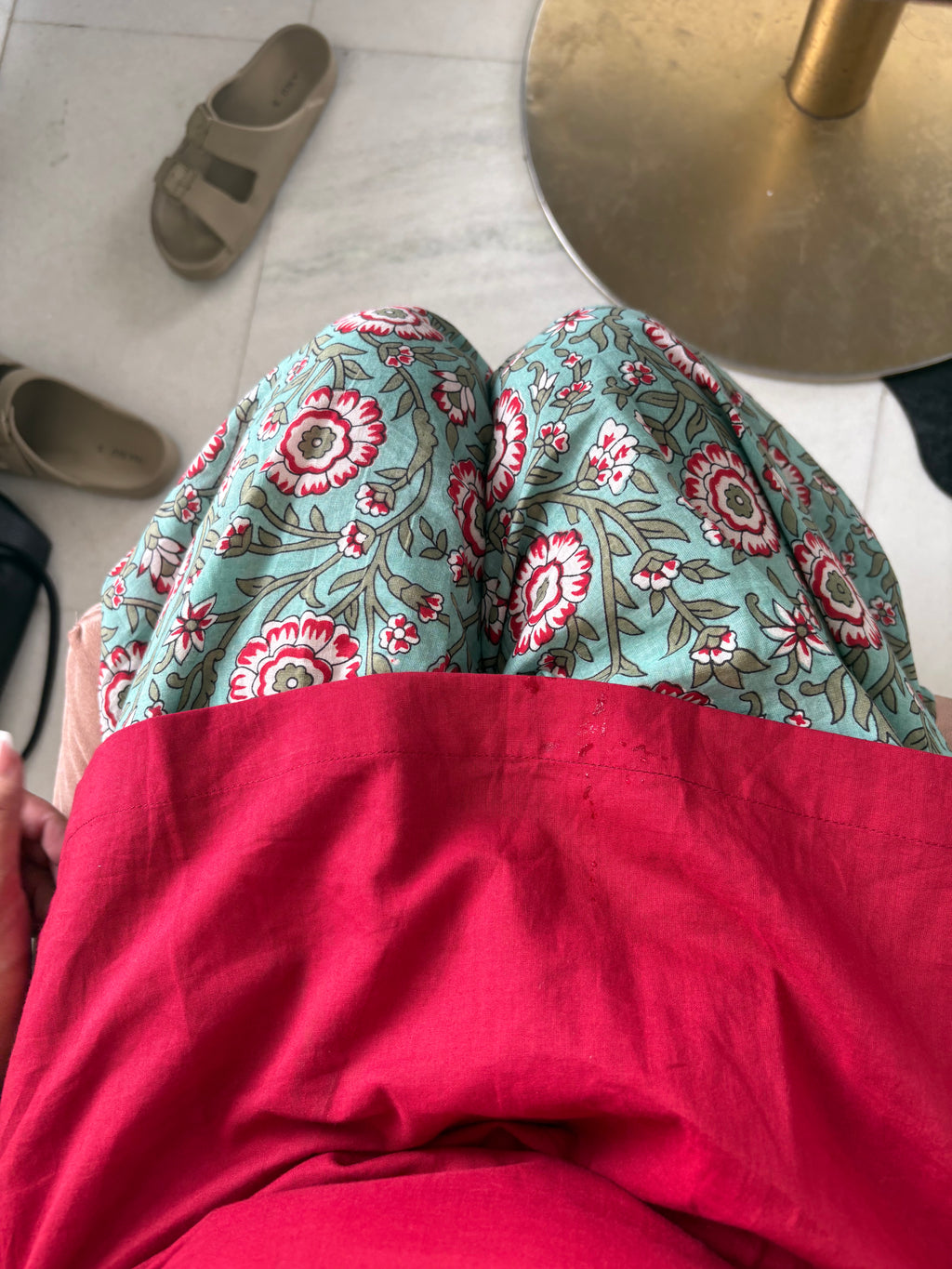 Red farshi suit set