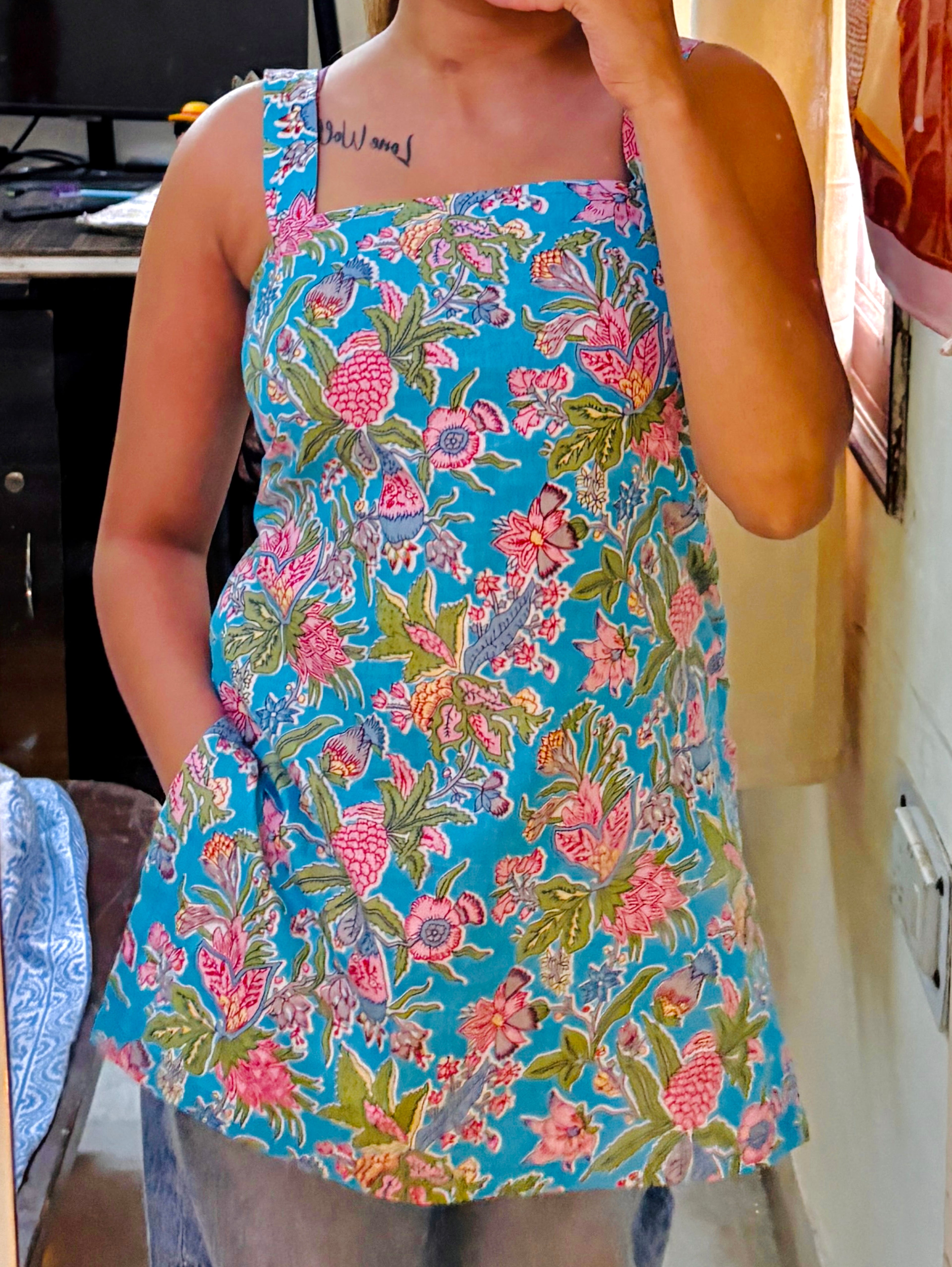 Floral short kurti