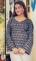 Black short kurti