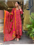 ELEGANT FLAIRED COTTON KURTI SET