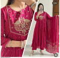 ELEGANT FLARED ANARKALI KURTA SET